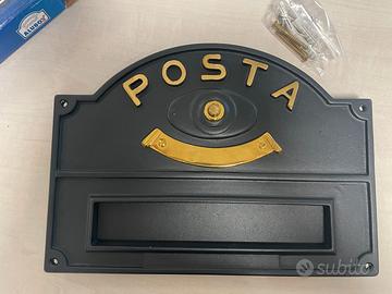 Cassetta postale Alubox placca blocca lettere in o