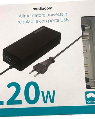 ALIMENTATORE UNIVERSALE NOTEBOOK MEDIACOM 120W