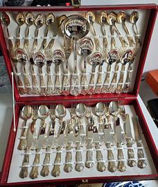 Servizio Posate ×12 Arg. 800 Placcato Vintage