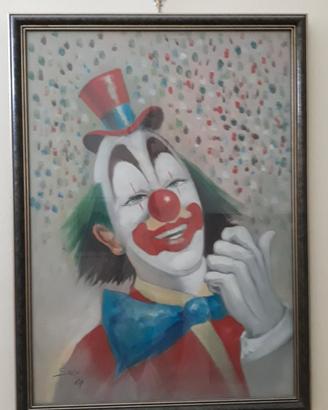Quadro raffigurante un Pagliaccio - Clown