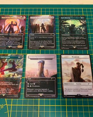 Set Carte Black Panther MTG Marvel Fan-Made