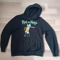 Felpa nera Rick & Morty
