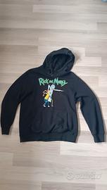Felpa nera Rick & Morty