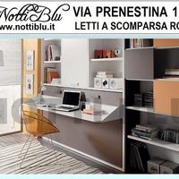 Letti a Scomparsa _ studio con letto scrivania