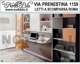 Letti a Scomparsa _ studio con letto scrivania