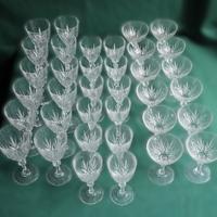 Servizio di bicchieri cristallo vintage - 36 pezzi