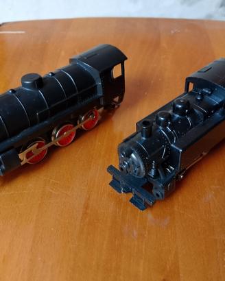 Due locomotive a vapore elettriche Lima scala H0