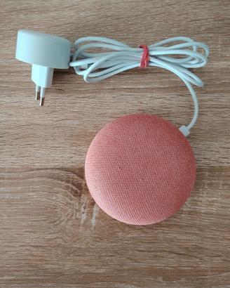 Cassa Google Nest mini rosa