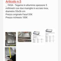 Lotto utensili cucina professionale