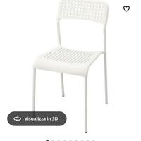 Sedia bianca IKEA