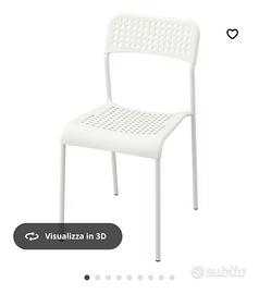 Sedia bianca IKEA