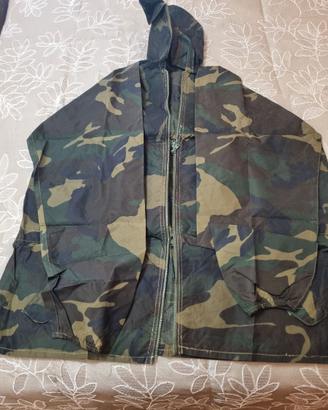 Trench Militare Mimetico Impermeabile
