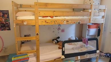 Letto a castello ikea legno