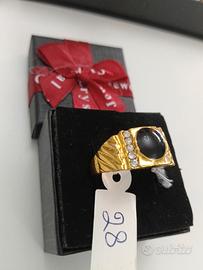 ANELLO UOMO PLACCATO ORO 18K 