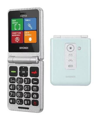 BRONDI FLIPPER TELEFONO CELLULARE SENIOR GREEN WAT