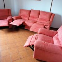 divano + due poltrone