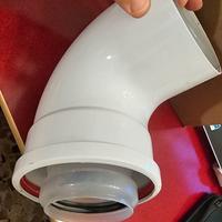 CURVA COASSIALE 90° 60 100 PER CALDAIA A CONDENSAZ