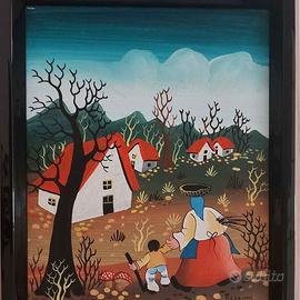 Quadro naif "P. Corsovic"