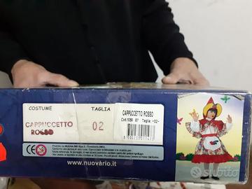 Vestitino Carnevale Cappuccetto Rosso