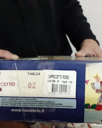 Vestitino Carnevale Cappuccetto Rosso