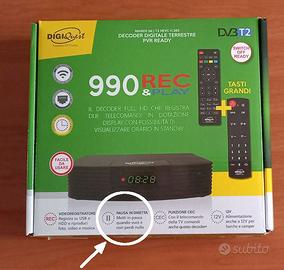 2 TV decoder DIGIQuest 990Rec e 660HD