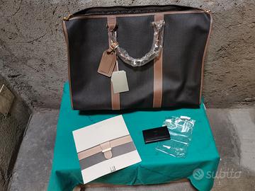 Borsa con manici in pelle Dunhill anni 90