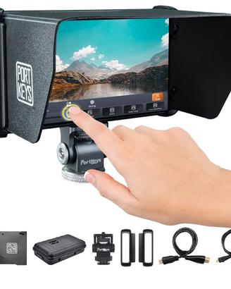 Schermo per fotocamera con 2 batterie  4k