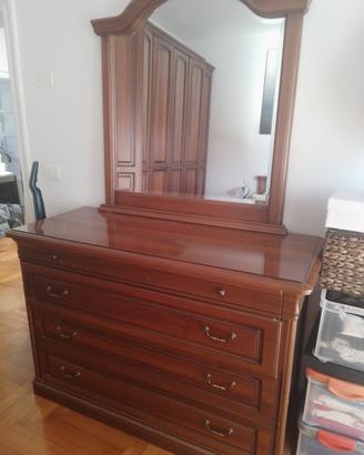 comò legno vintage 
