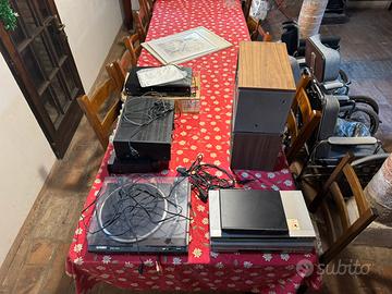 Impianto hi-fi datato