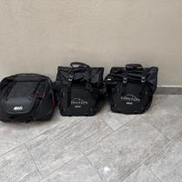 tris valigie givi canyon