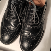 Scarpe da donna in cuoio stringate n. 39