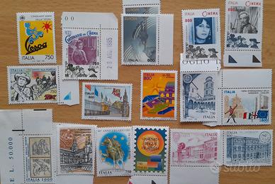 Francobolli Italia Anni '90 lire