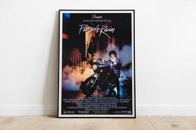 #377 - Poster Locandina Film "Purple Rain"