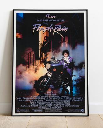 #377 - Poster Locandina Film "Purple Rain"