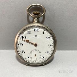 Orologio Taschino Omega Argento - Primi '900 49mm