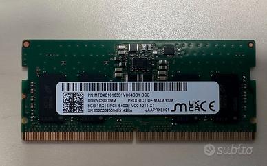 RAM Micron 8GB DDR5 PC5-6400B CSODIMM