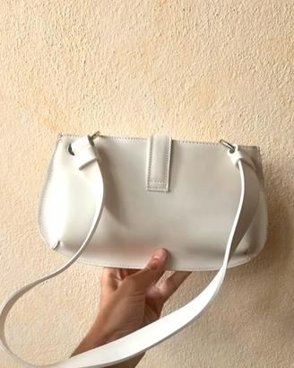Borsa da donna “Vera Pelle” Italy bianca Y2K nuova