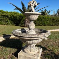 Fontana da giardino in cemento