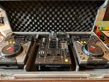 PIONEER CONSOLE  COMPLETA CDJ 400 DJM 400