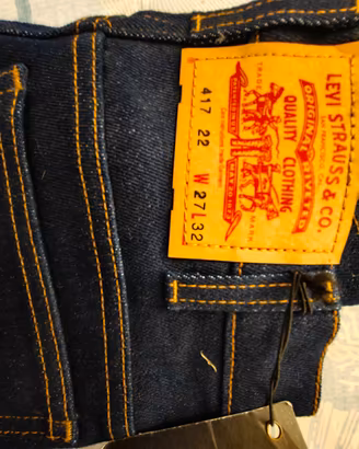  jeans Levi’s 417 Sta-Prest Vintage nuovo