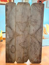 Quadro Mappamondo Vintage Maisons du Monde