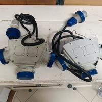 ADATTATORE SCAME 3 PRESE C/CAVO IP66

