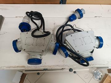 ADATTATORE SCAME 3 PRESE C/CAVO IP66

