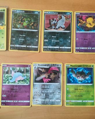 Carte pokemon varie espansioni