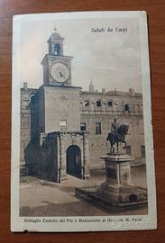 CARPI - CASTELLO E MONUMENTO A FANTI - 1914