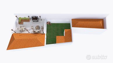 Indipendente su unico livello con giardino