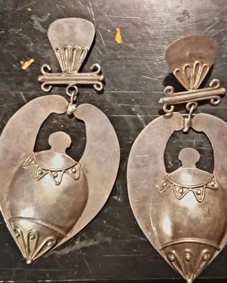 orecchini d argento berbero 1900 