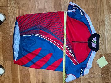 MYBIKE Maglia ciclismo taglia L , zip sul davanti,