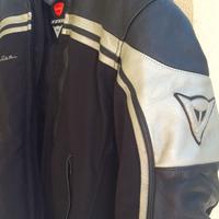 Giacca dainese tg 48 nero e grigio