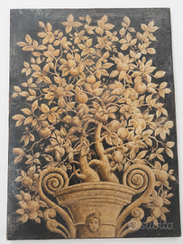 Pannello con albero di agrumi